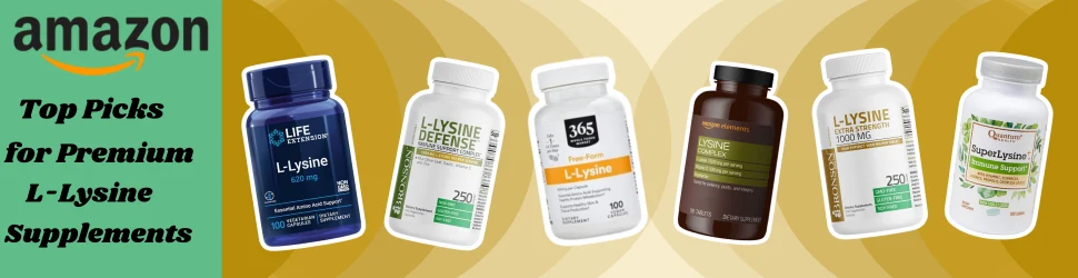 Amazon Top Pick for L-lysine Premium supplements