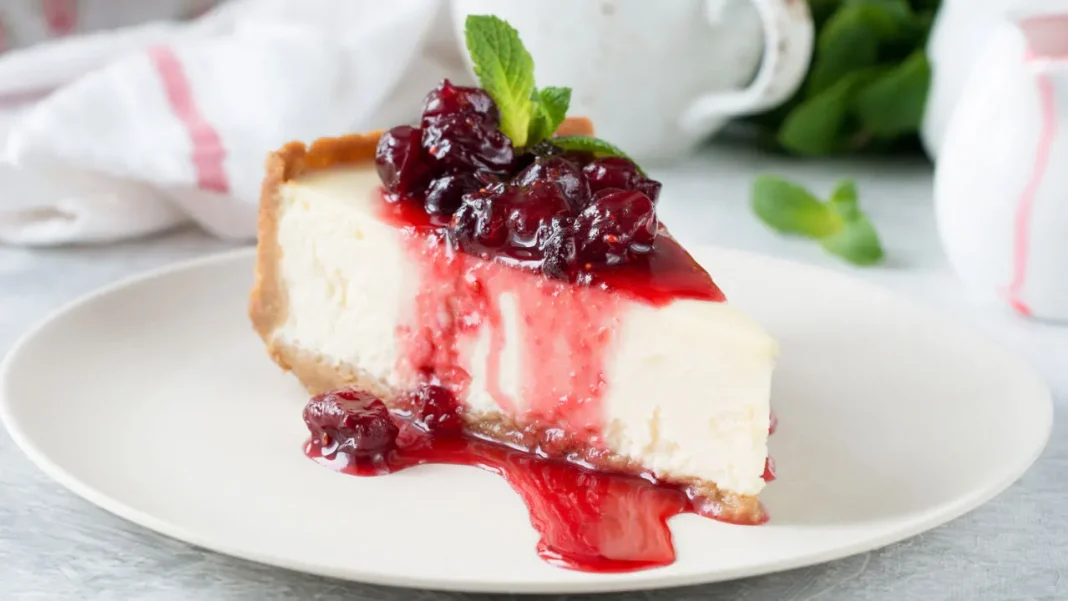 Healthy cheesecake.