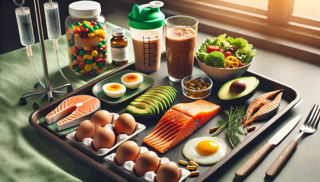 Therapeutic high-protein, high-calorie meals designed to manage hypermetabolism symptoms through nutritional support